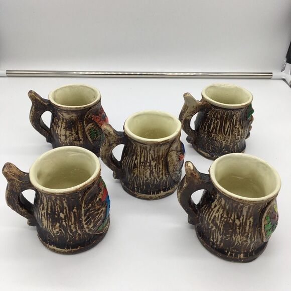 Rustic Lodge Coffee Mug Set Hunting Homestead Outdoorsy - Picture 7 of 12